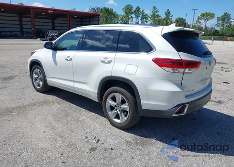2017 Toyota Highlander Limited from USA, damaged, VIN 5TDYZRFH7HS215121